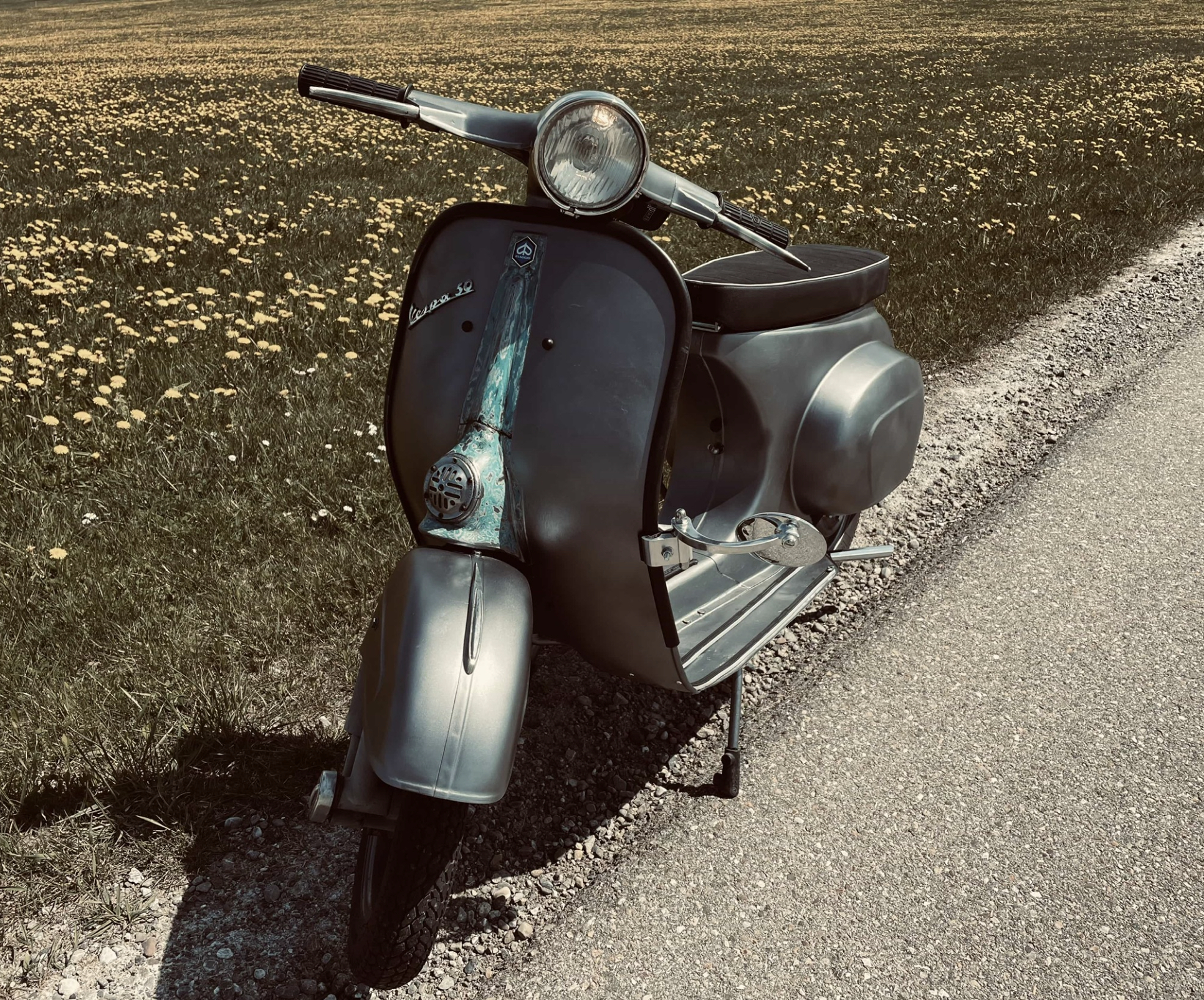 Nachher (Vespa50 Bj.1970)