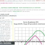 Prospekt Vespa 50 HP Italien