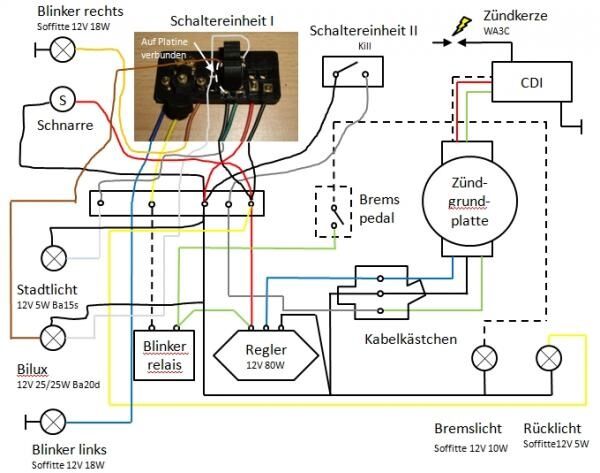 Vespa V50 Elektrik Problem (Licht, Zündung ein/aus ...