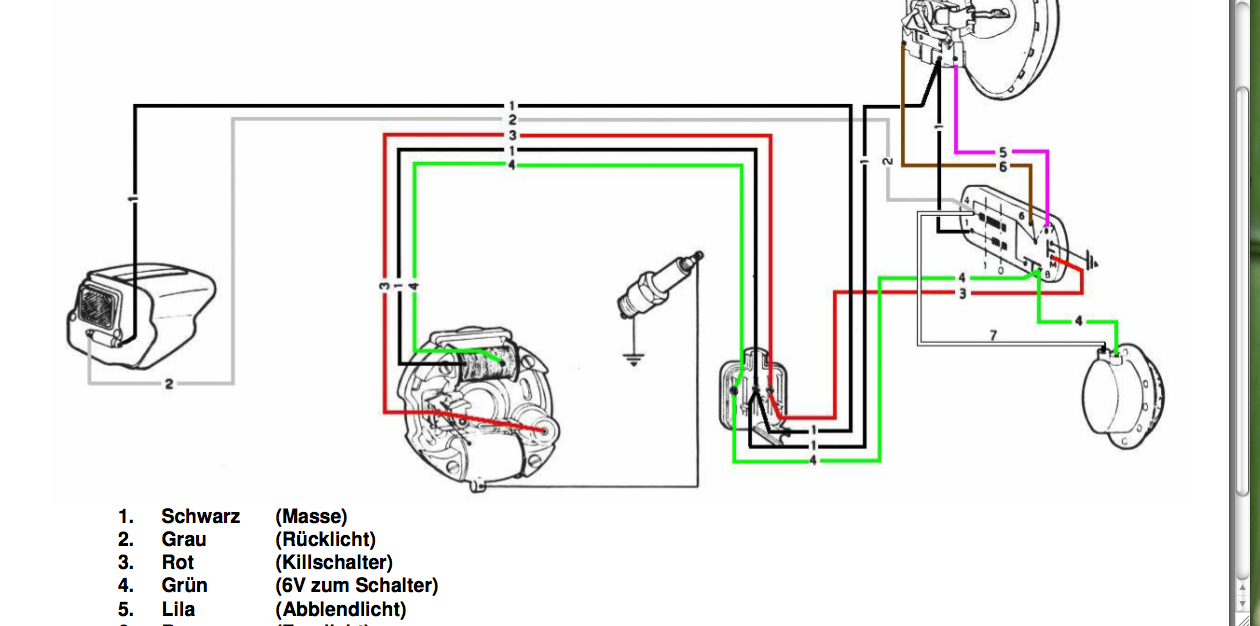 Spannungsregler Erfahrungen An V50 Und Wie In Schaltplan Vespa Elektrik Vespa Forum Vespaonline