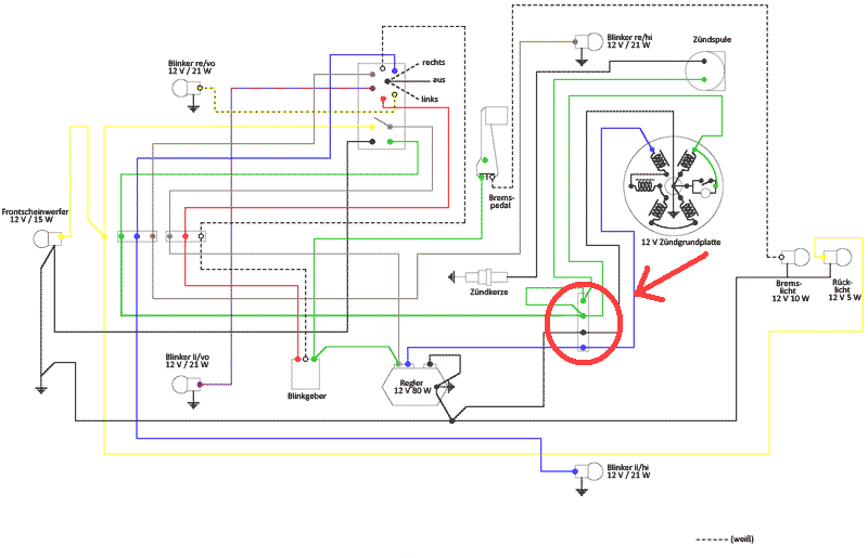 V50 Welche Zundspule Und Welches Blinkrelais Was Brauch Ich Sonst Noch Vespa Elektrik Vespa Forum Vespaonline